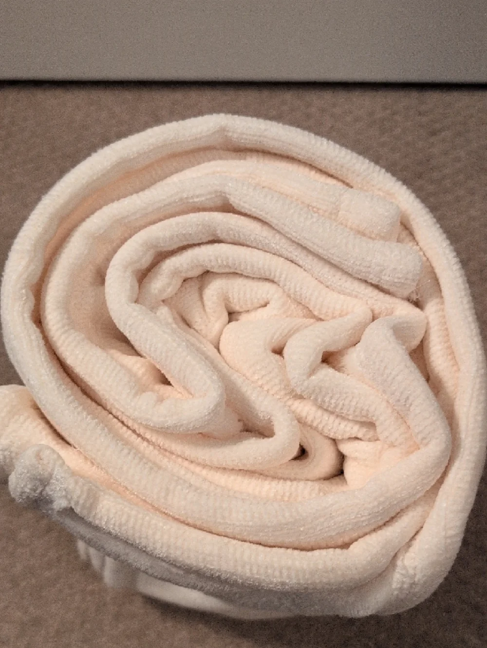 Mainstays Plush Throw Blanket - Ivory NWT